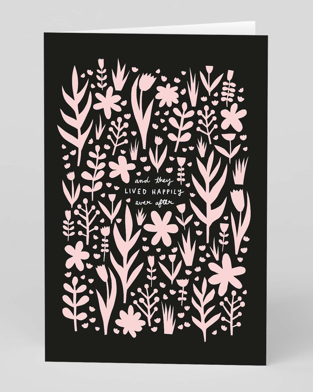 Personalised Wedding Flowers Card