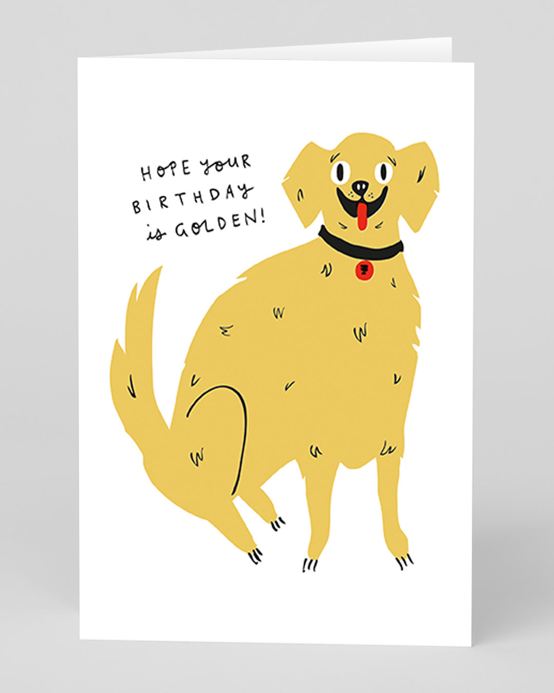 Birthday Card Golden Retriever Birthday Card