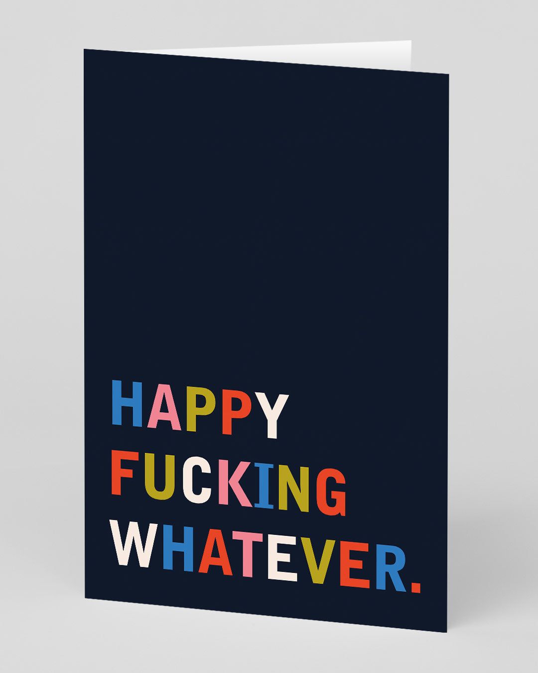 Funny Birthday Card Happy Whatever Greeting Card