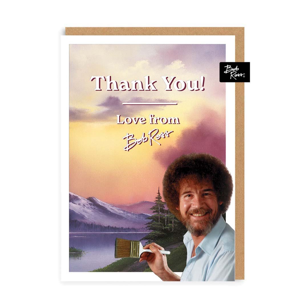 Sunset Mountain Thank you Greeting Card