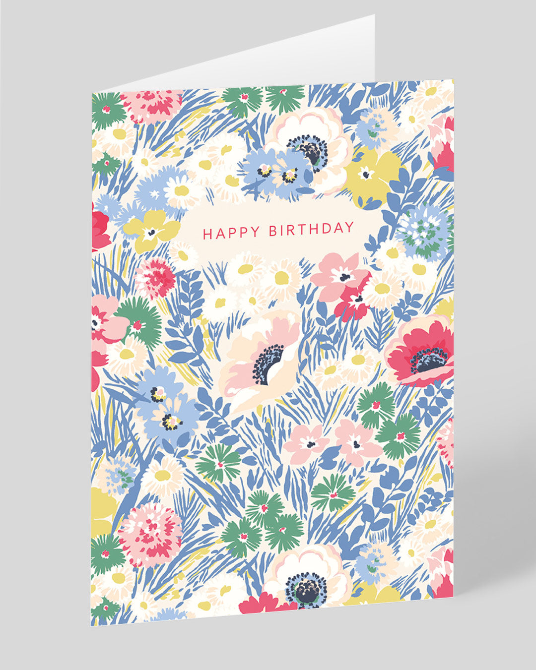 Birthday Card Meadow Floral Birthday Card