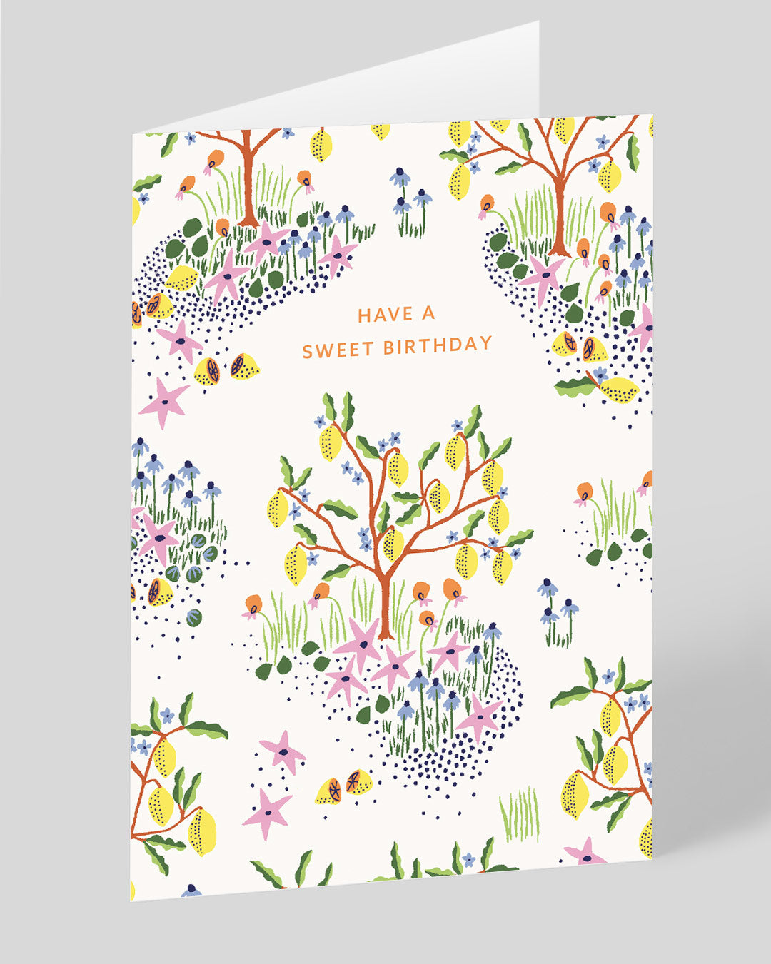 Birthday Card Lemon Trees Birthday Card