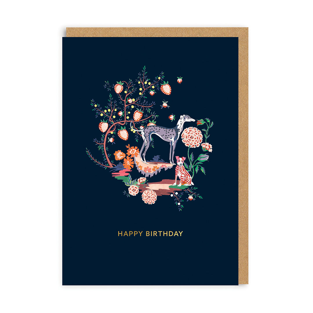 Birthday Card Happy Birthday Painted Kingdom Greeting Card