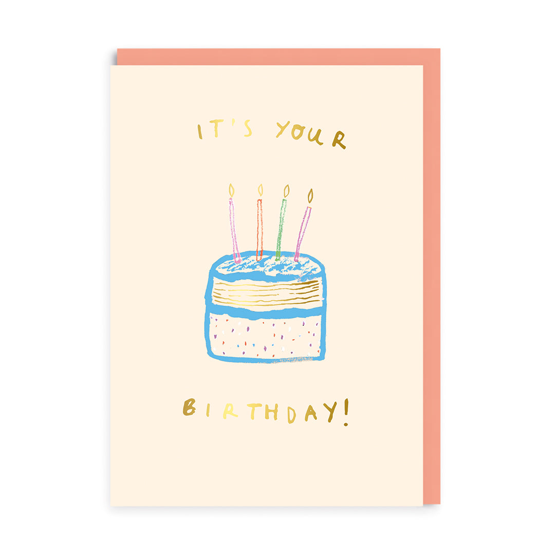 Birthday Card It’s Your Birthday Cake Greeting Card