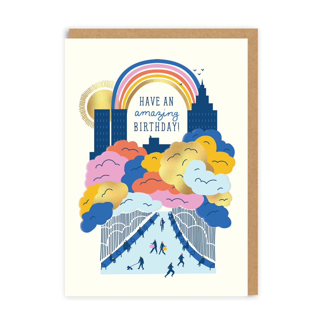 Birthday Card Have An Amazing Birthday City Greeting Card