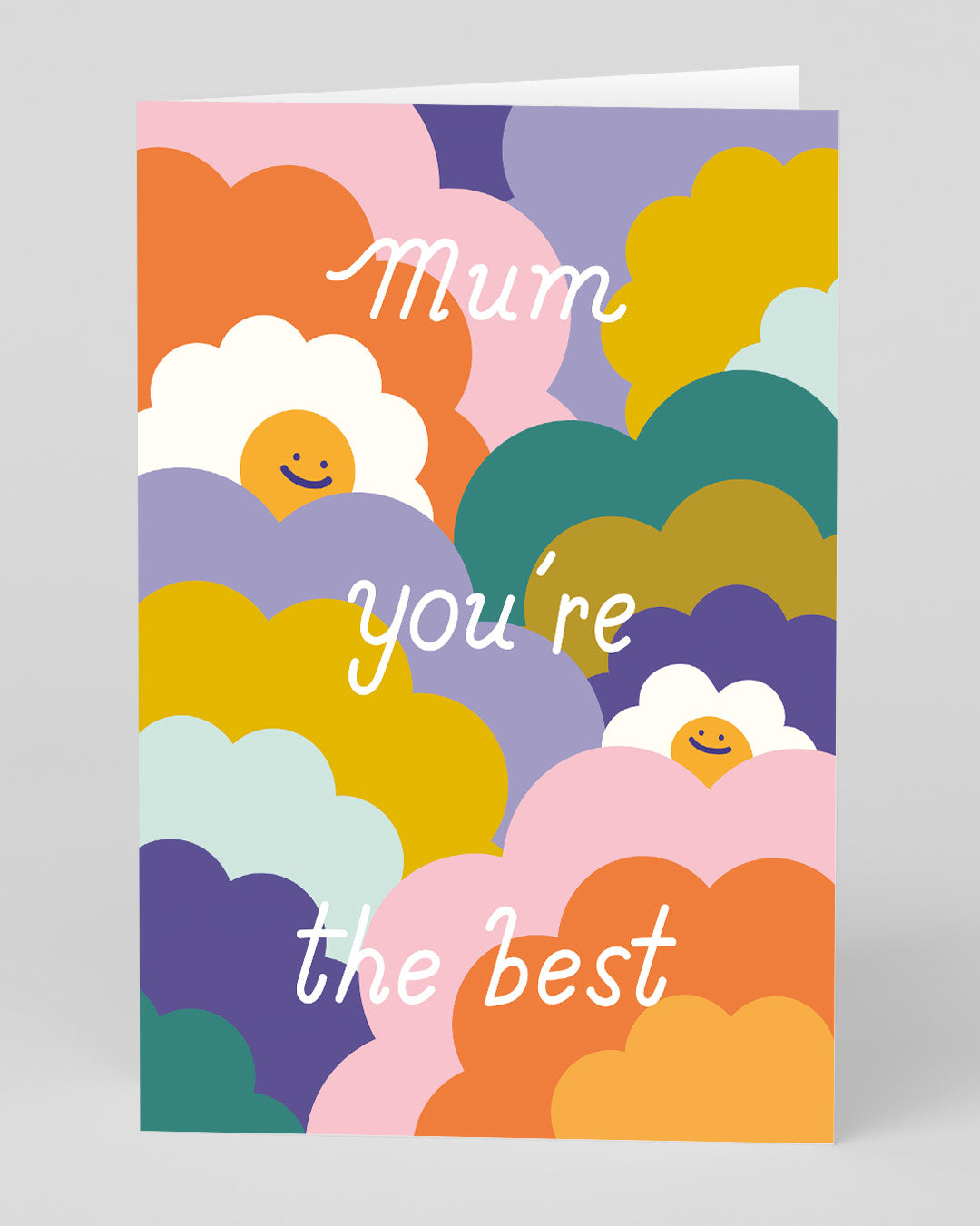 Birthday Card for Mum You’re The Best Rainbows Greeting Card