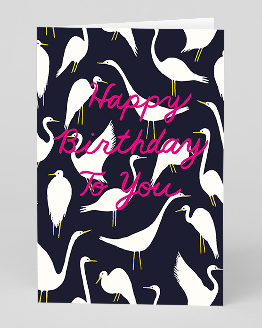 Birthday Card Bird Repeat Happy Birthday Card