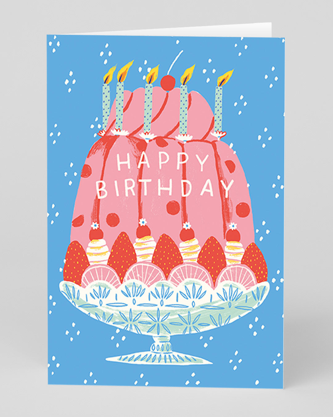 Birthday Card Trifle Cake Greeting Card