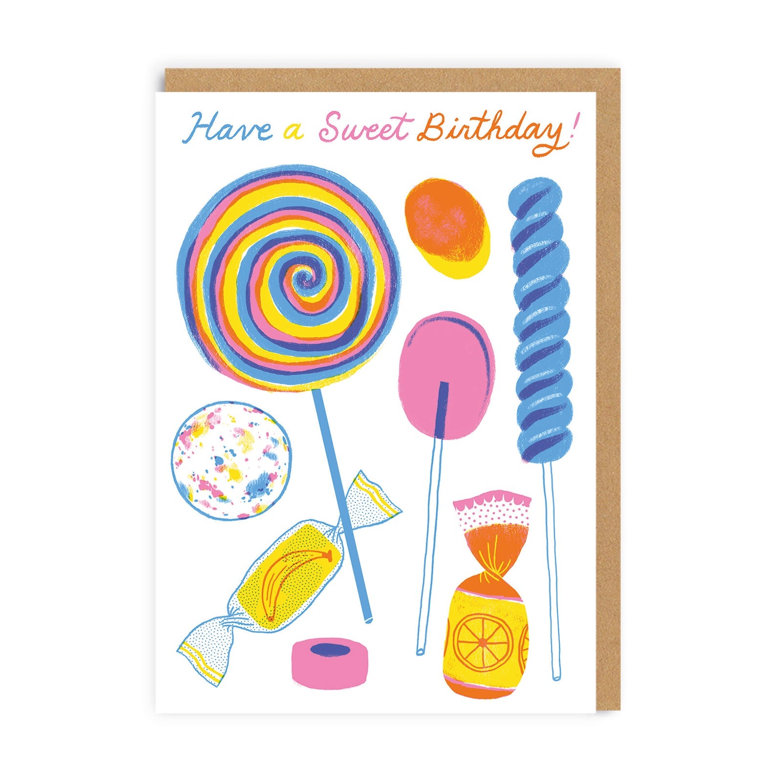 Birthday Card Sweetest Birthday Candy Greeting Card