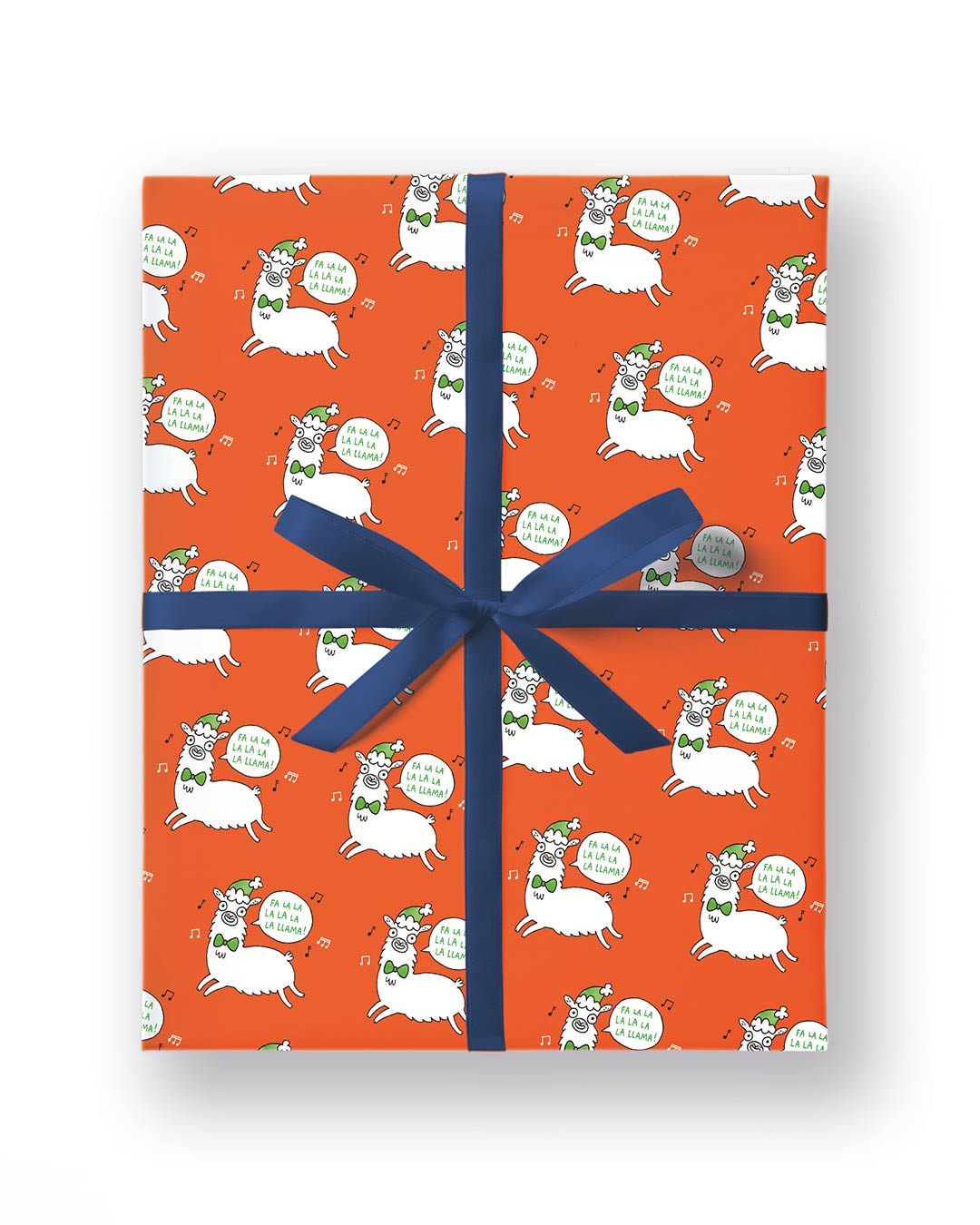 Fa La La Llama Christmas Gift Wrap