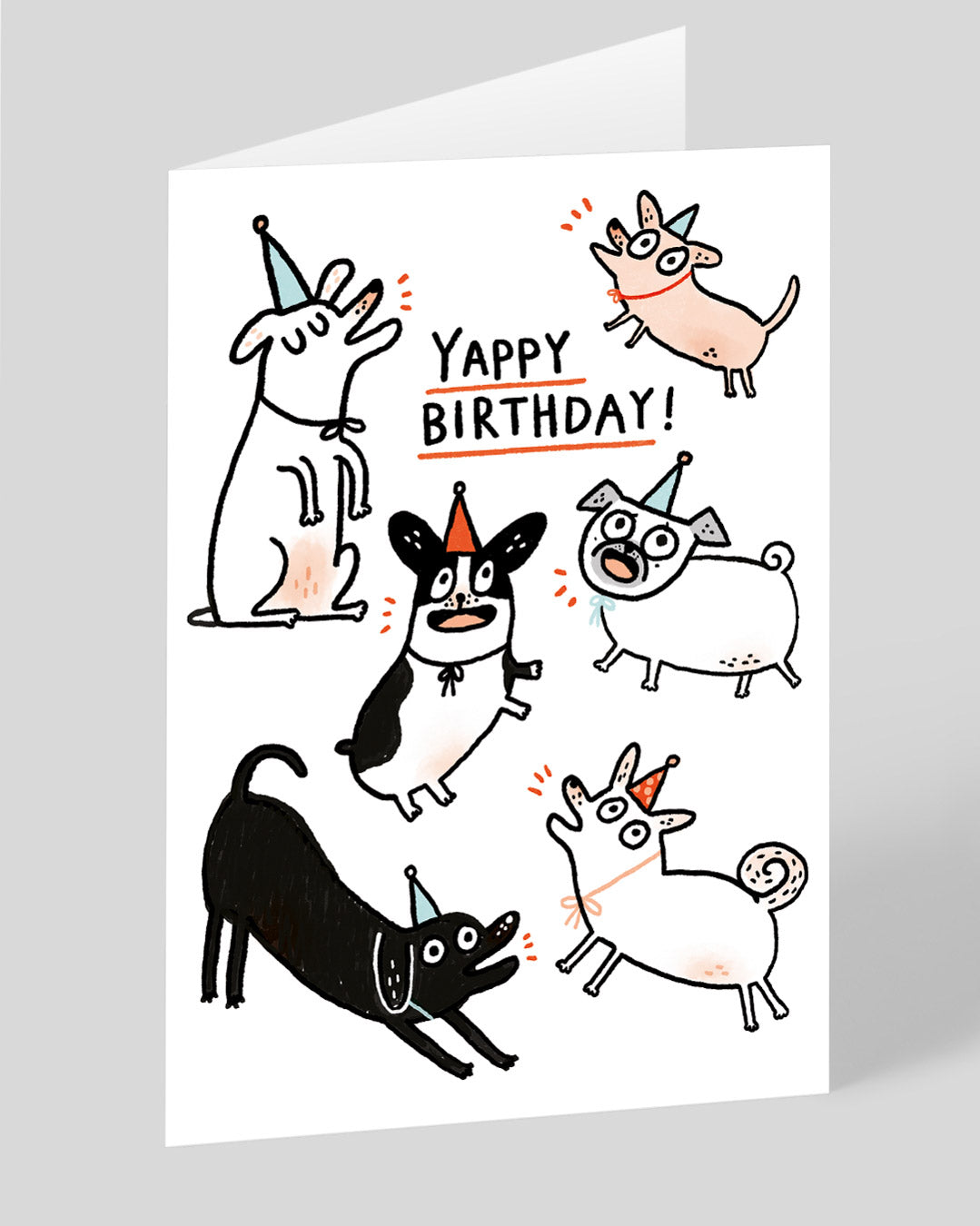 Birthday Card Yappy Birthday Greeting Card