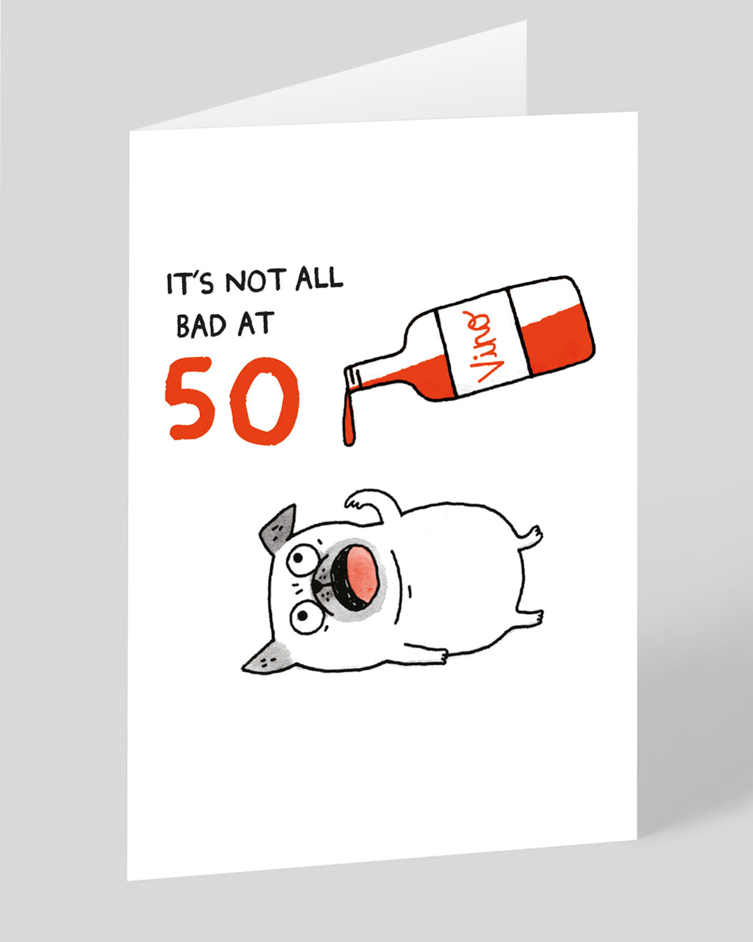 Funny 50th Birthday Card Not Bad At 50 Birthday Card
