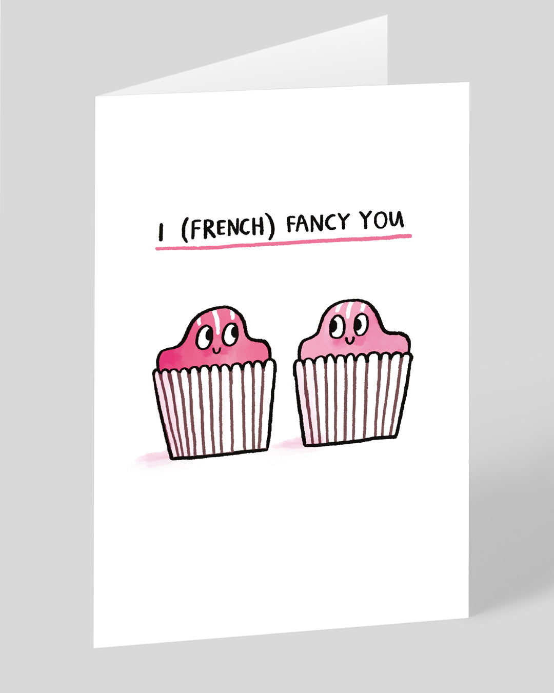 Valentine’s Day | Valentines Card For Cake Lovers | Personalised I French Fancy You Greeting Card | Ohh Deer Unique Valentine’s Card for Him or Her | Made In The UK, Eco-Friendly Materials, Plastic Free Packaging