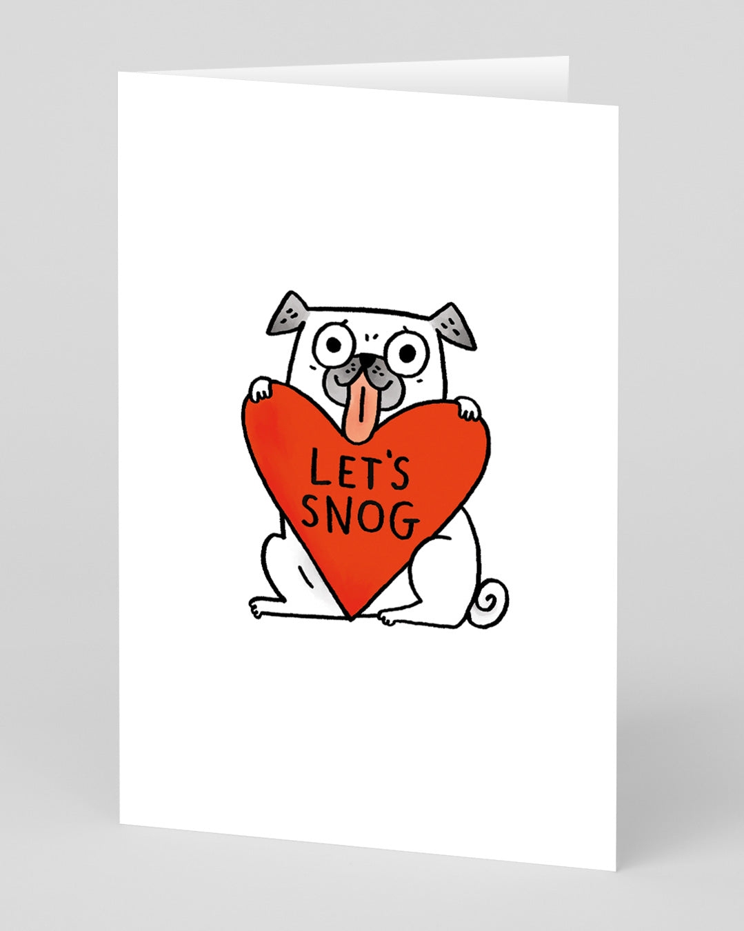 Valentine’s Day | Valentines Card For Him or Her | Personalised Lets Snog Greeting Card | Ohh Deer Unique Valentine’s Card | Made In The UK, Eco-Friendly Materials, Plastic Free Packaging