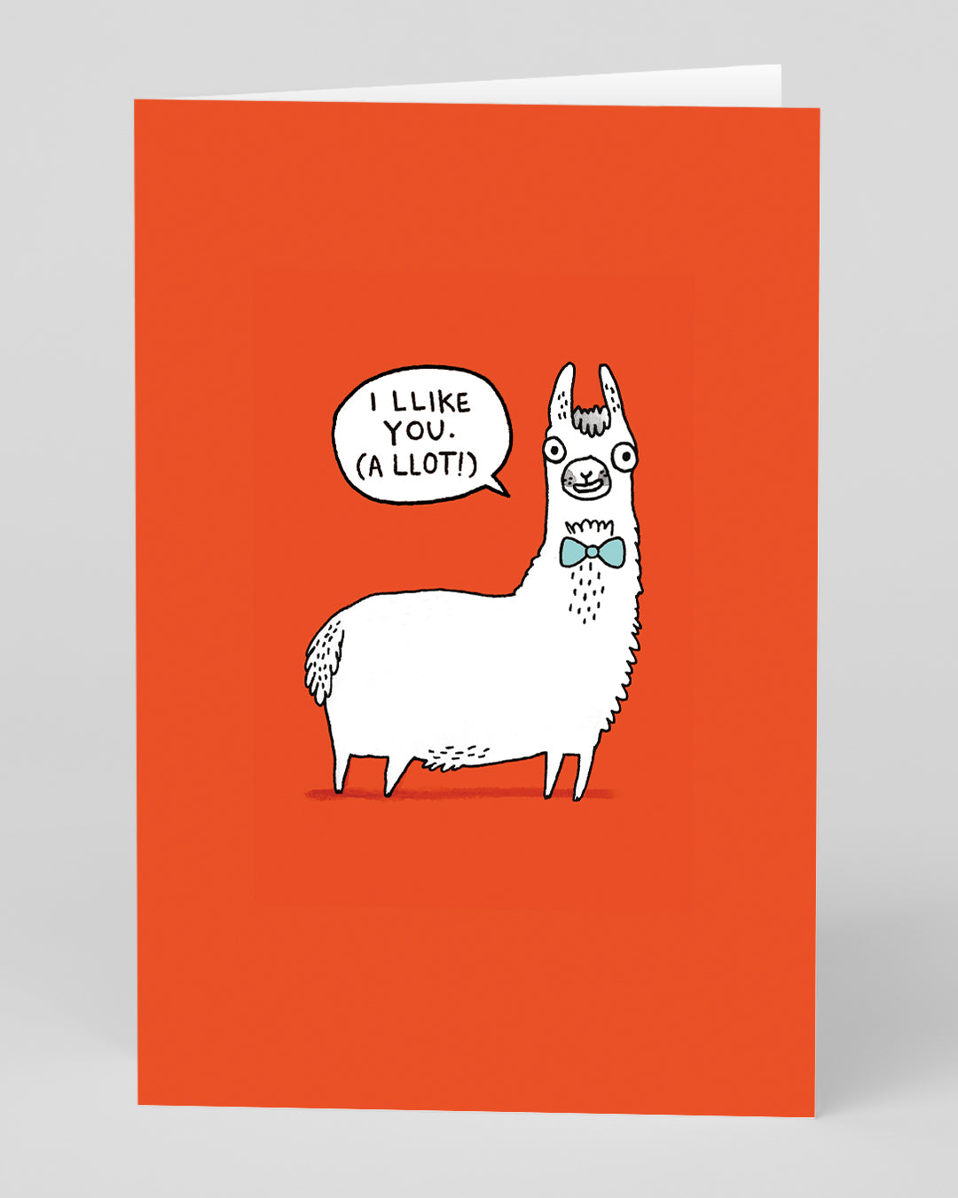 Valentine’s Day | Cute Valentines Card For Animal Lovers | Personalised Like You Llama Greeting Card | Ohh Deer Unique Valentine’s Card for Him or Her | Artwork by Gemma Correll | Made In The UK, Eco-Friendly Materials, Plastic Free Packaging