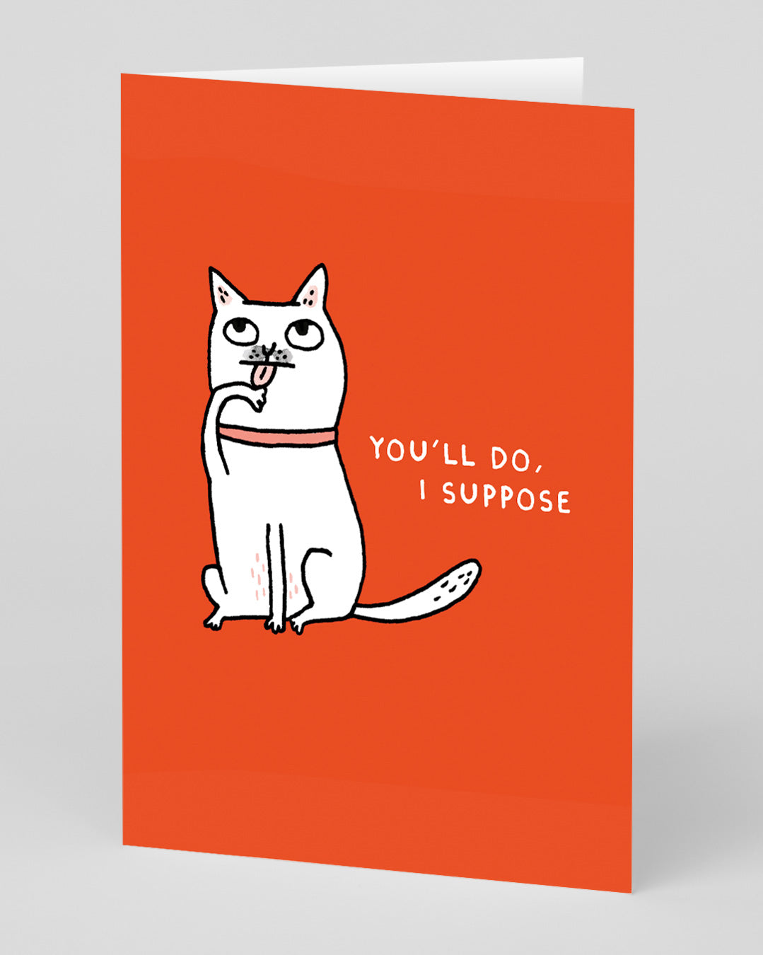 Valentine’s Day | Funny Valentines Card For Cat Lovers | Personalised You’ll Do Greeting Card | Ohh Deer Unique Valentine’s Card for Him or Her | Artwork by Gemma Correll | Made In The UK, Eco-Friendly Materials, Plastic Free Packaging