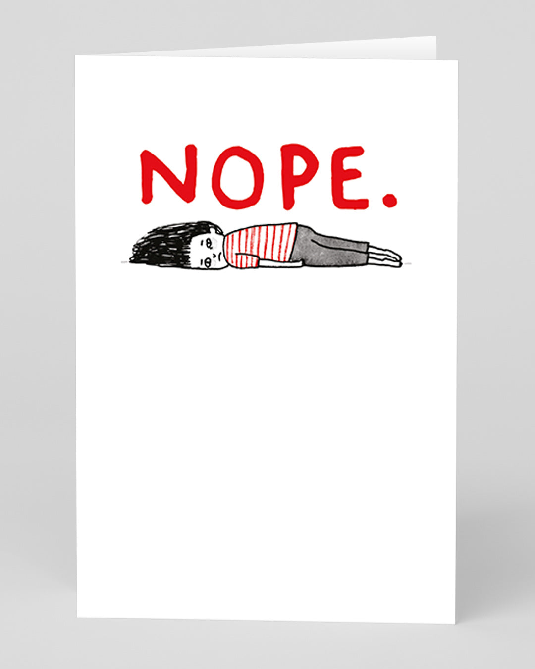 Personalised Nope Greeting Card