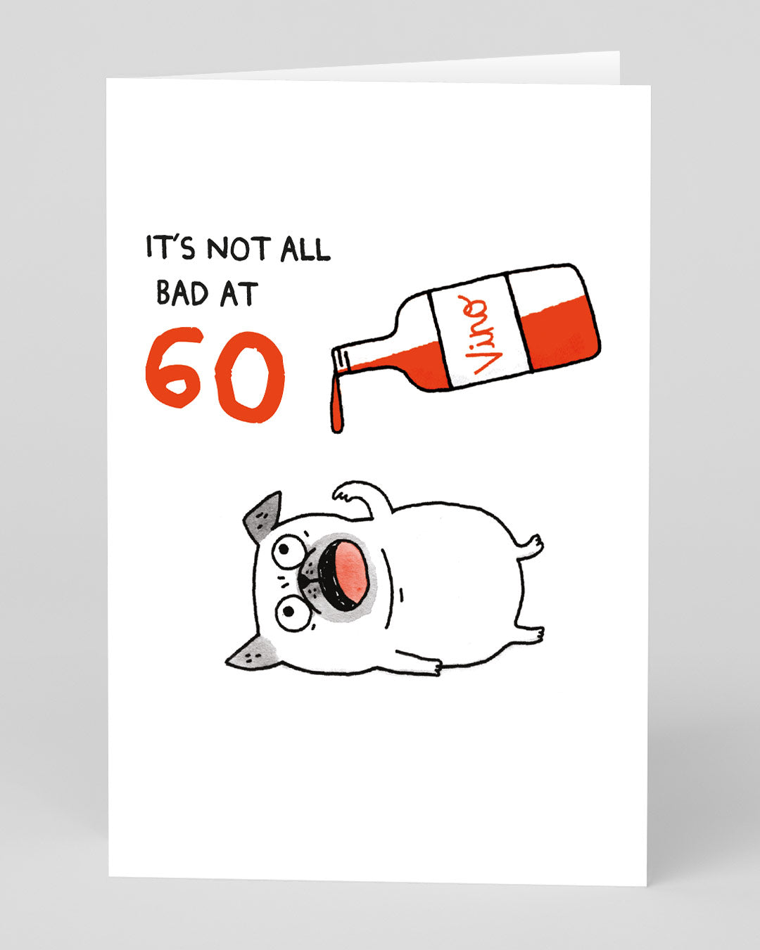 Personalised It’s Not All Bad 60th Birthday Card
