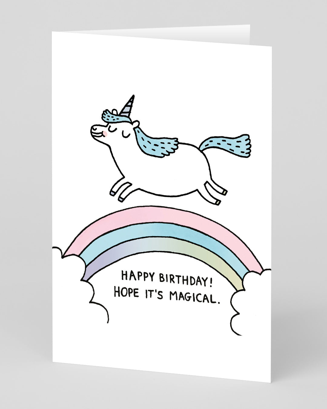 Funny Birthday Card Magical Unicorn Birthday Card