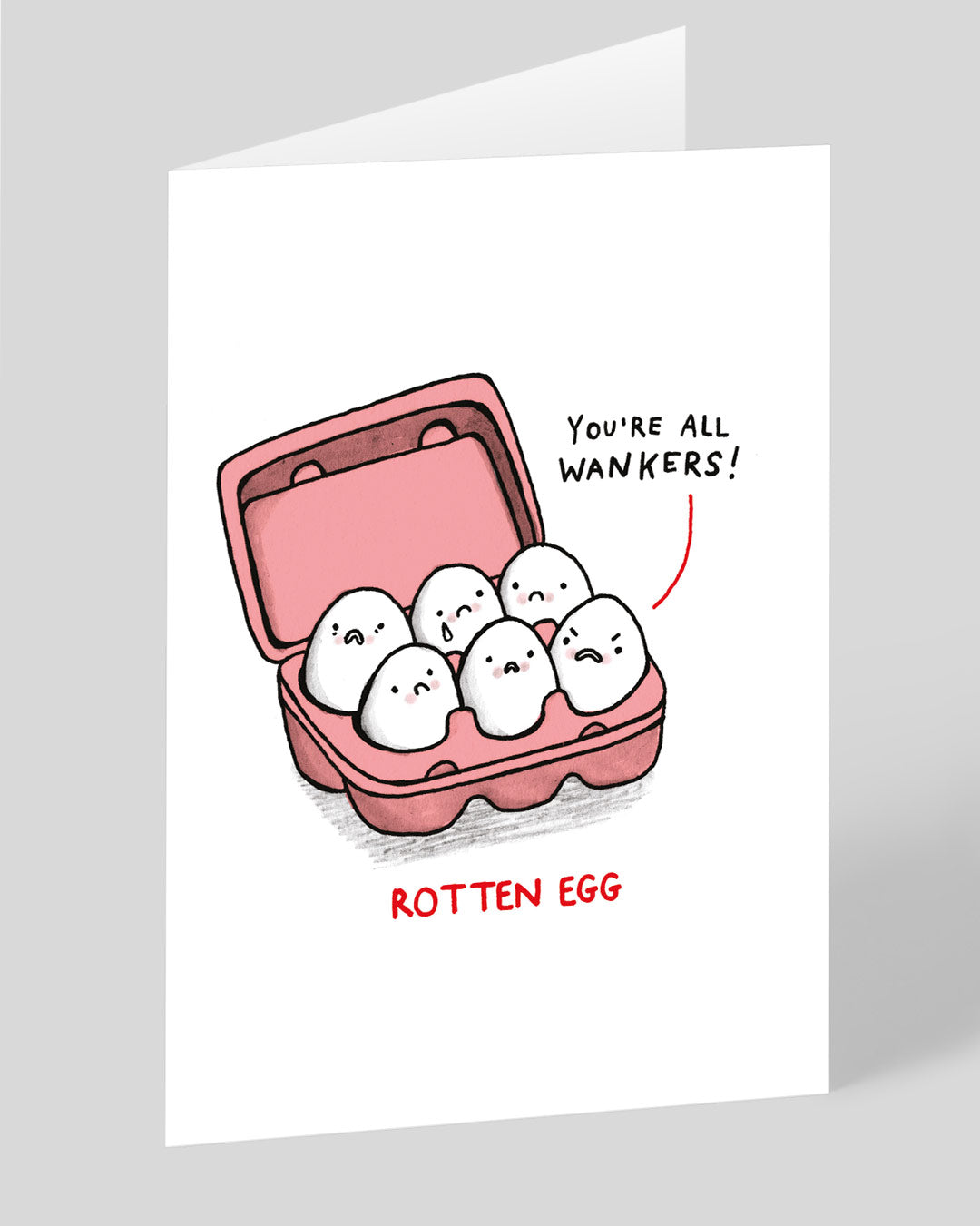 Funny Birthday Card Rotten Egg Greeting Card