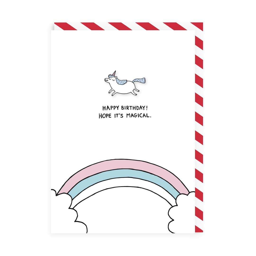 Magical Birthday Enamel Pin Card