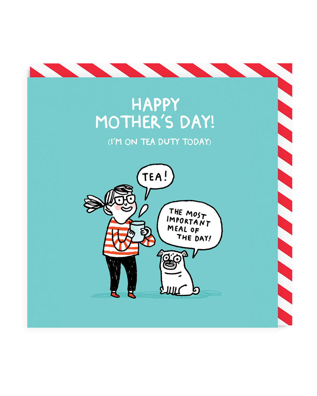 Mother’s Day I’m On Tea Duty Square Greeting Card