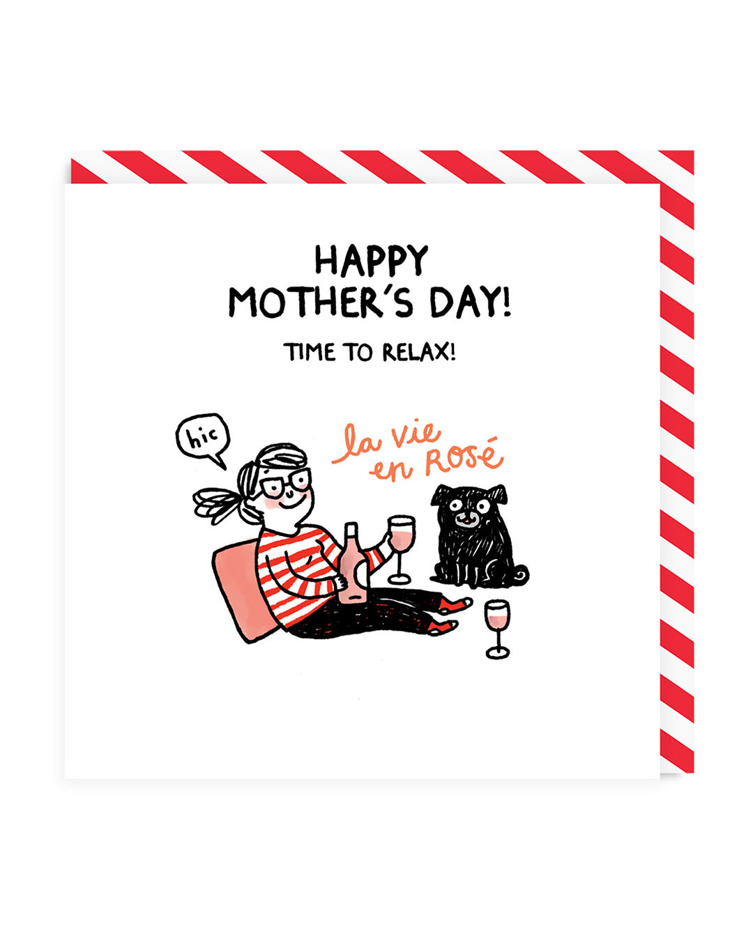 Mother’s Day Time to Relax Square Greeting Card