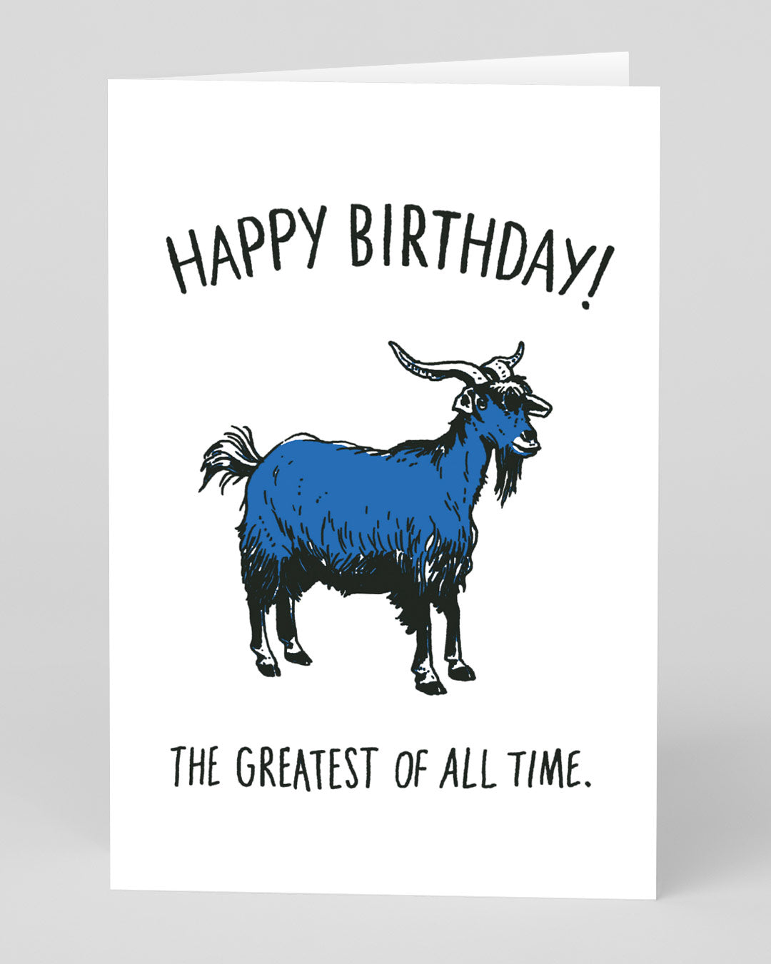 Funny Birthday Card The G.O.A.T. Birthday Card