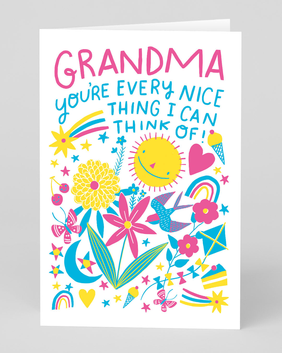 Birthday Card for Grandma Nice Thing Greeting Card