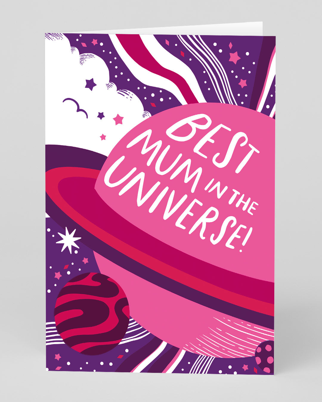 Birthday Card for Mum Best Mum In The Universe Greeting Card