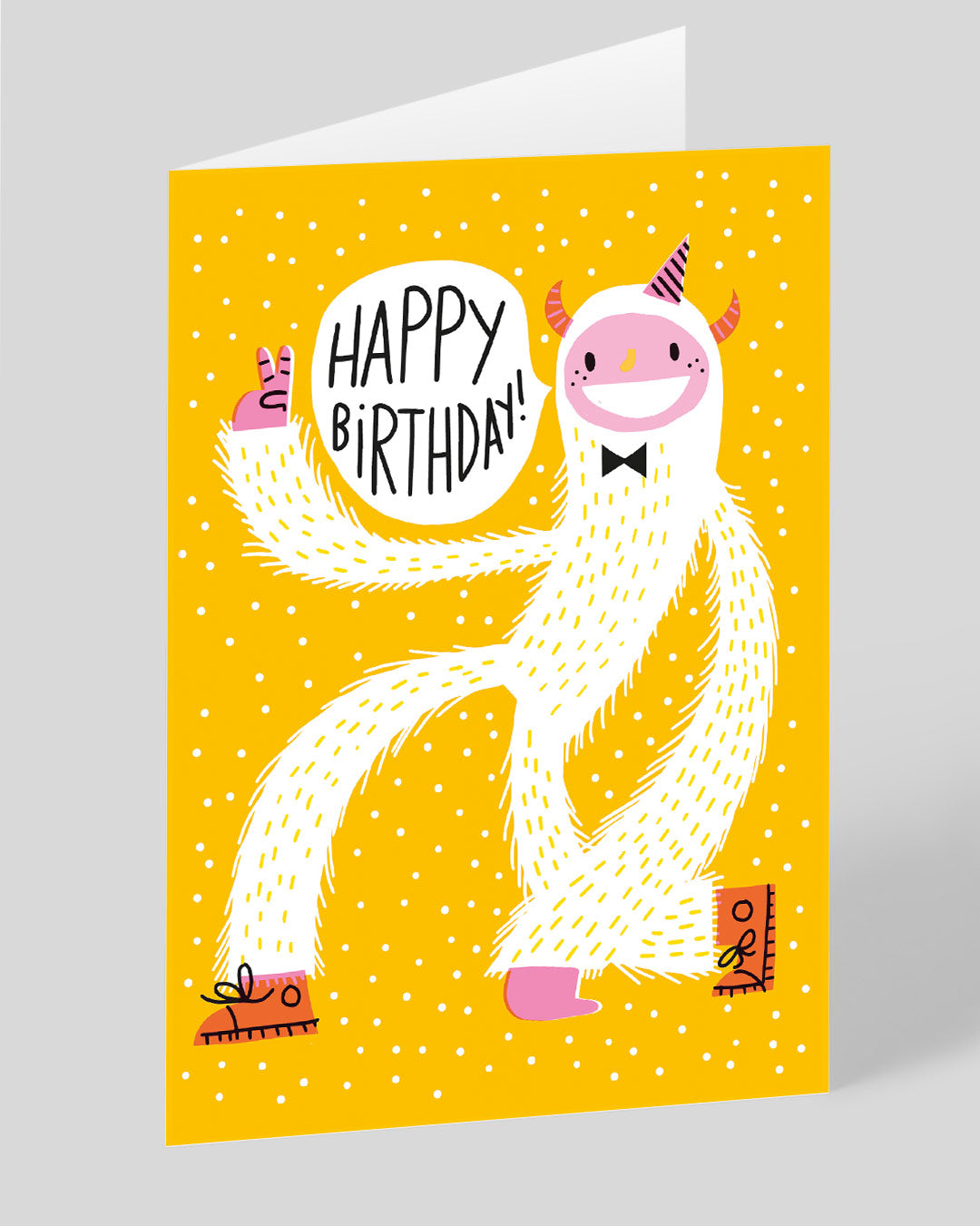 Birthday Card Yeti Birthday Card