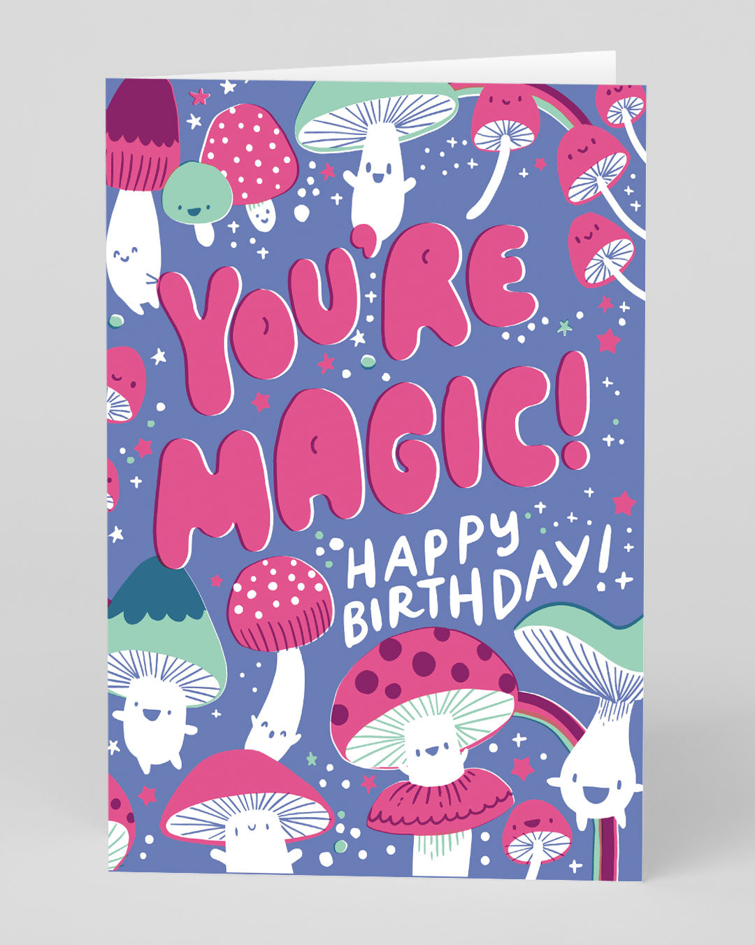 Birthday Card Magic Mushroom Birthday Card