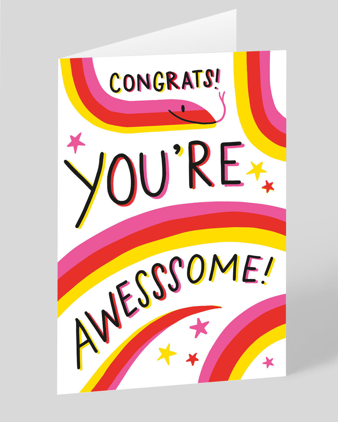 Personalised You’re Awesssome Congratulations Card