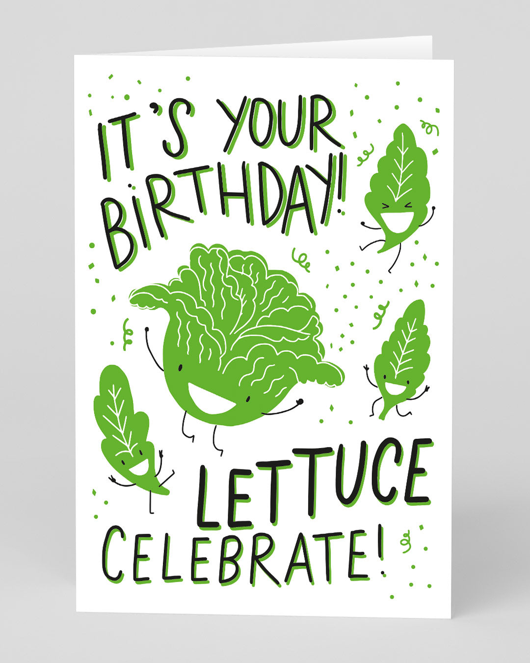 Birthday Card Lettuce Celebrate Birthday Card