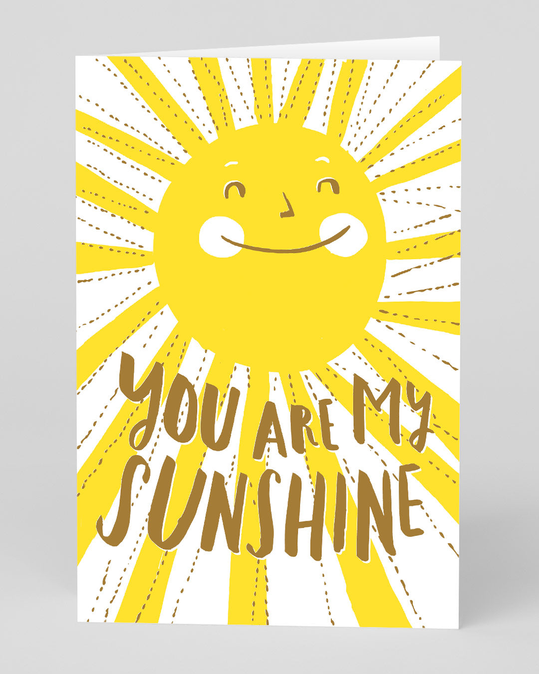 Valentine’s Day | Cute Valentines Card For Him or Her | Personalised You Are My Sunshine Greeting Card | Ohh Deer Unique Valentine’s Card | Made In The UK, Eco-Friendly Materials, Plastic Free Packaging