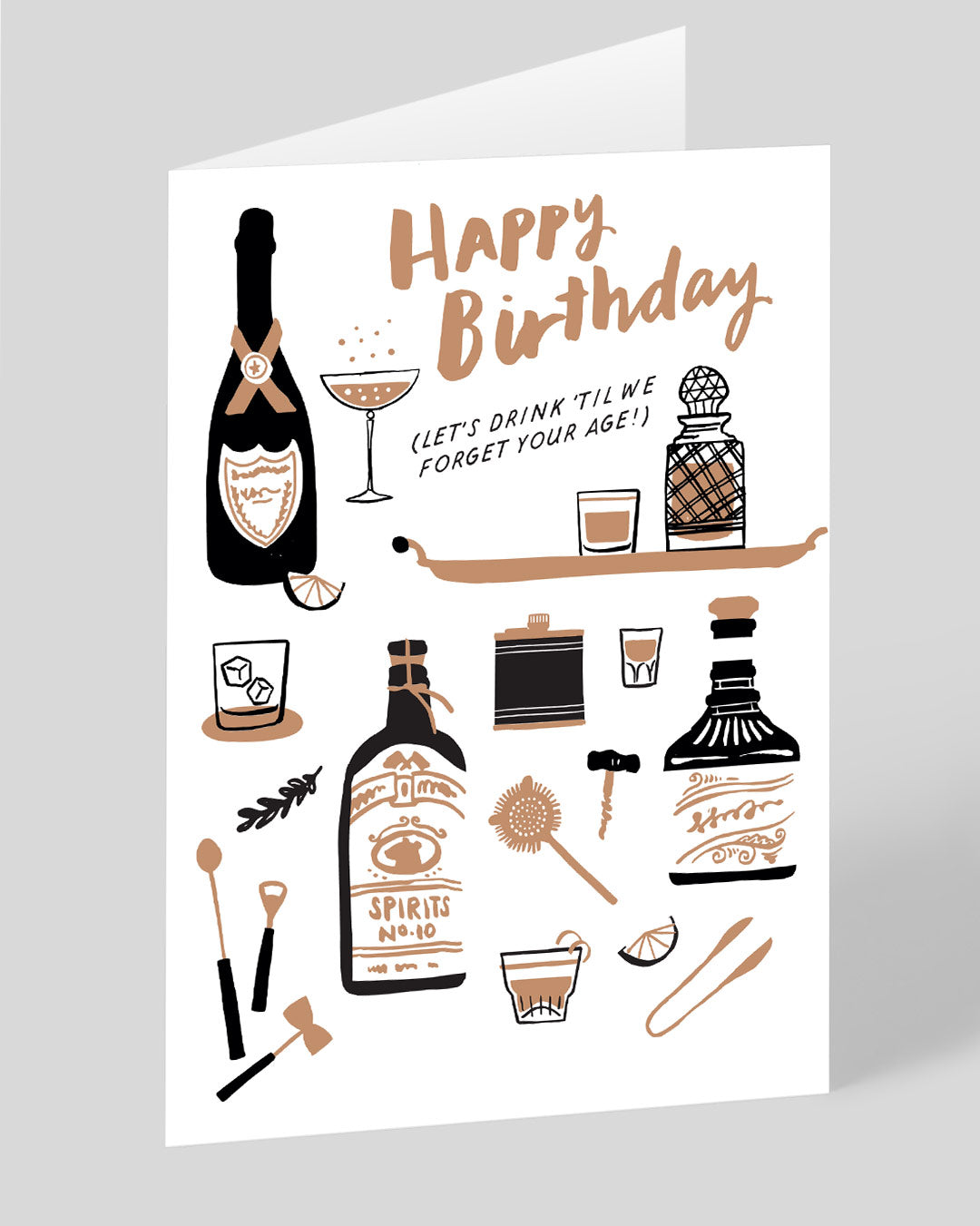 Birthday Card Drink To Forget Birthday Card