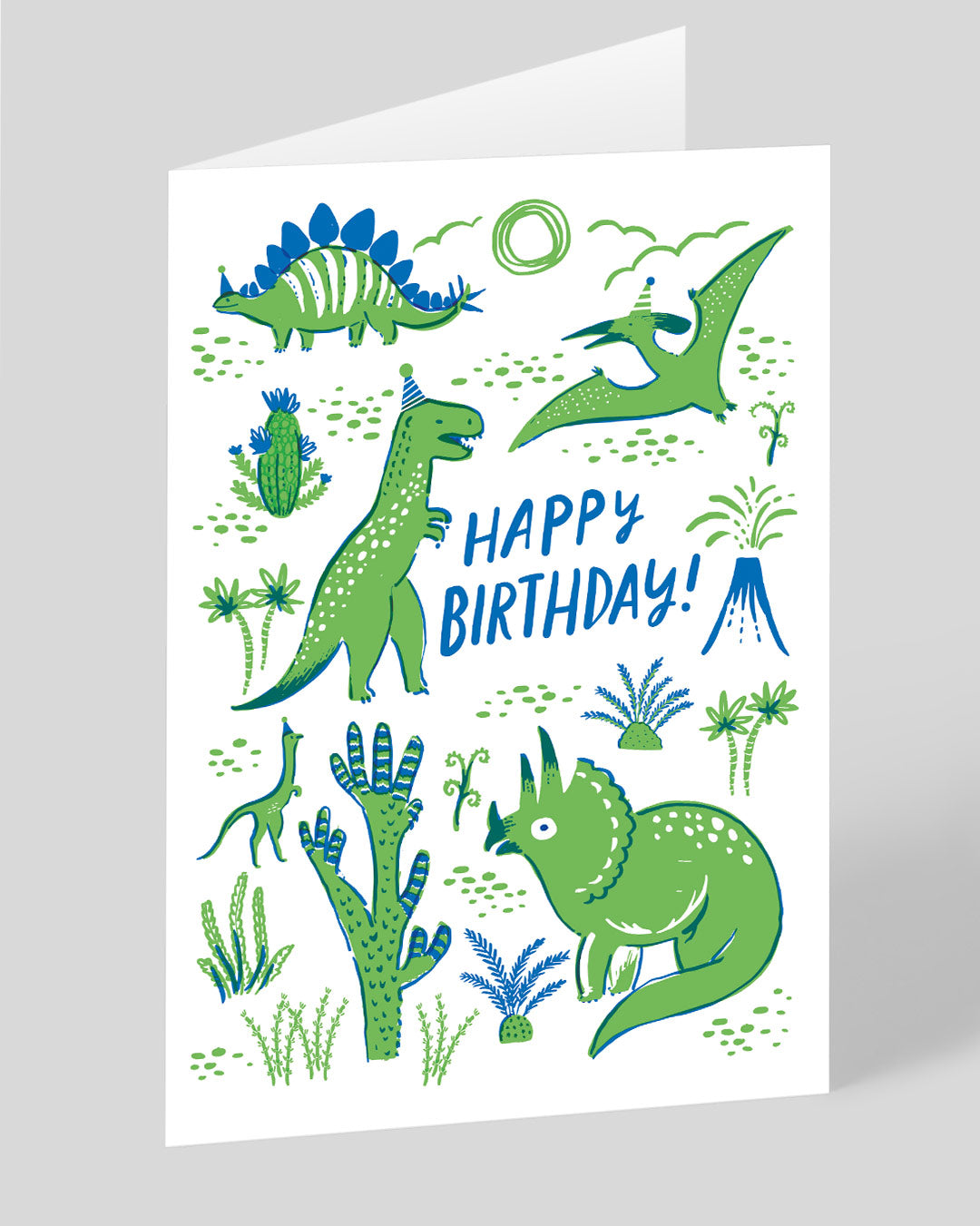 Birthday Card Dino Party Birthday Card