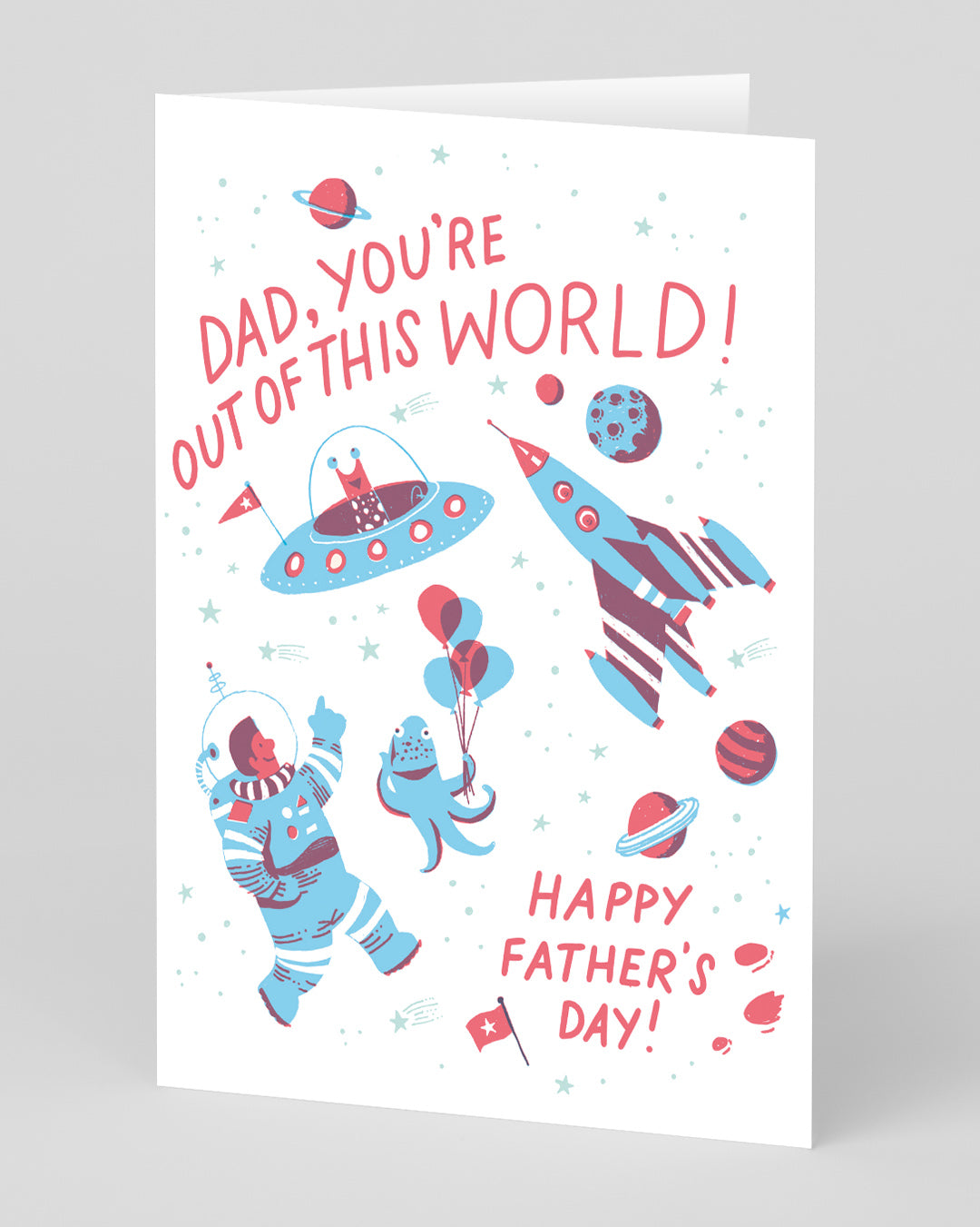 Father’s Day Cute Out Of This World Father’s Day Card