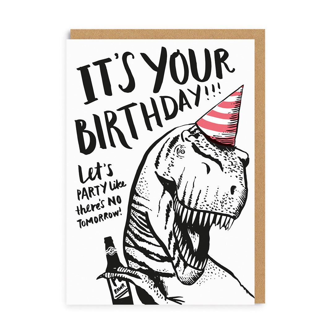 Birthday Card T-Rex Birthday Card