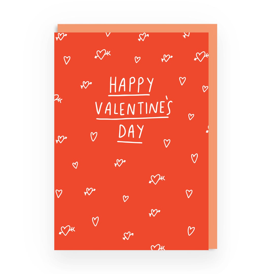 Valentine’s Day | Valentines Card For Him or Her | Happy Valentine’s Day Cupid Heart’s Greeting Card | Ohh Deer Unique Valentine’s Card | Artwork by : Jessica Forgie | Made In The UK, Eco-Friendly Materials, Plastic Free Packaging