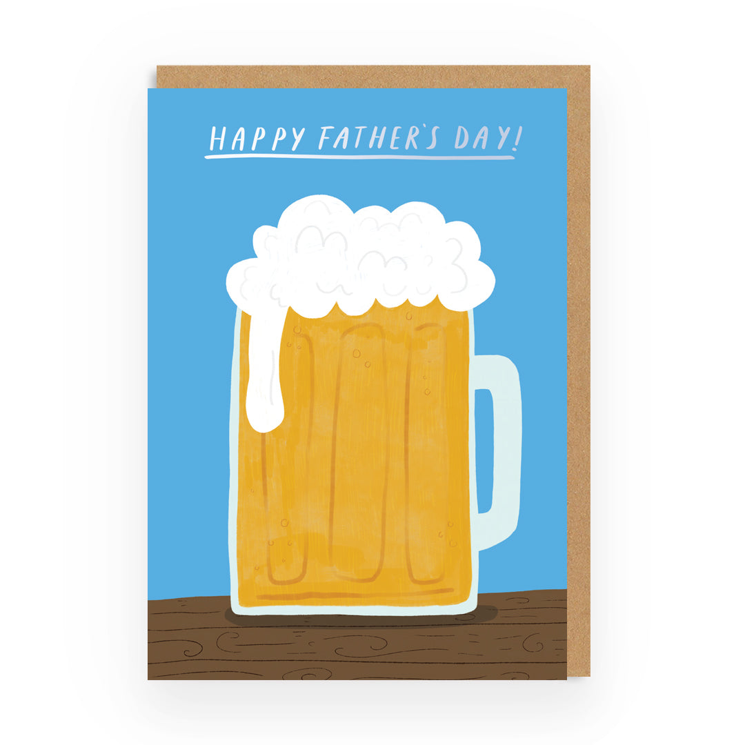 Father’s Day Cute Father’s Day Pint Greeting Card