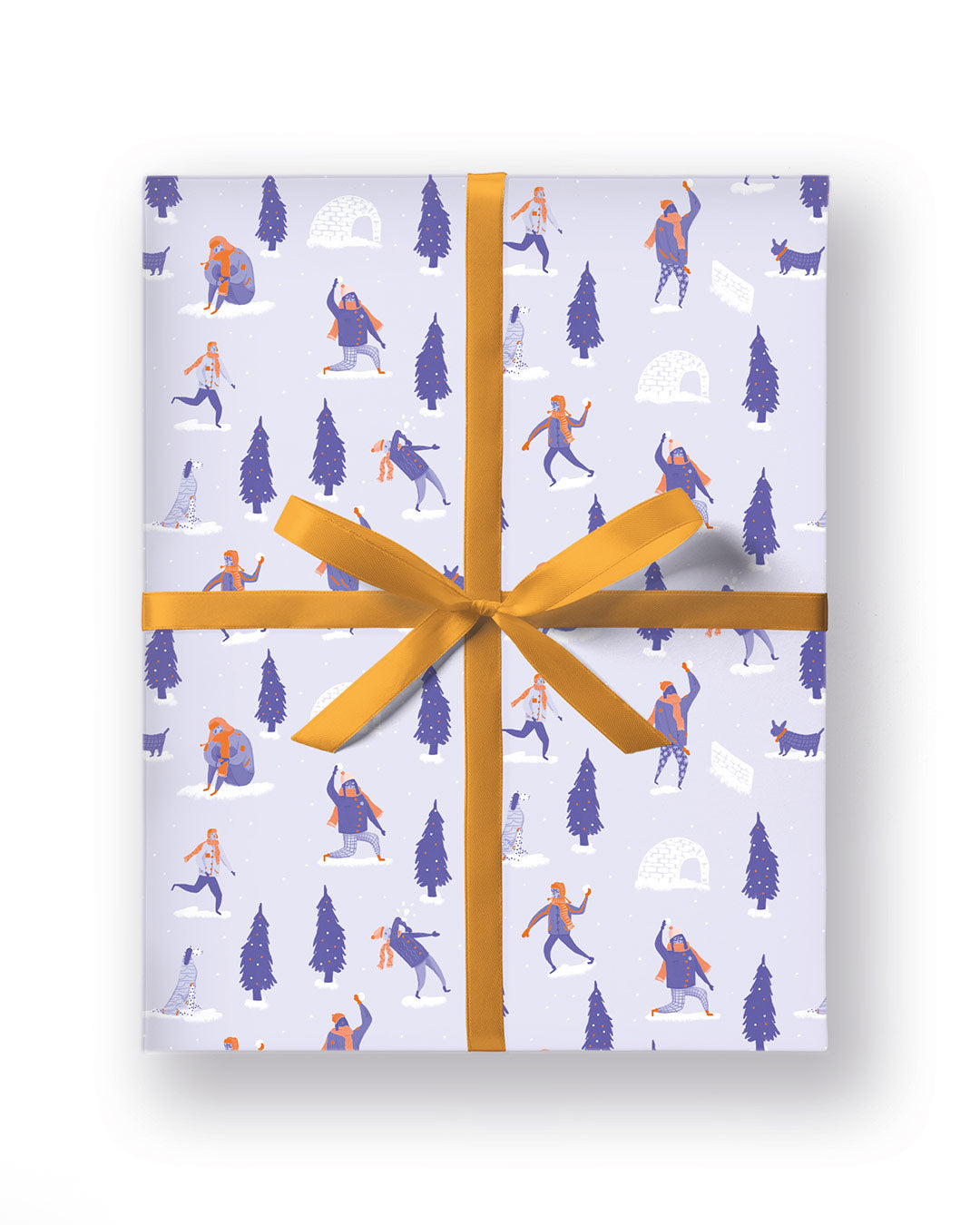 Snow Ball Fight Gift Wrap