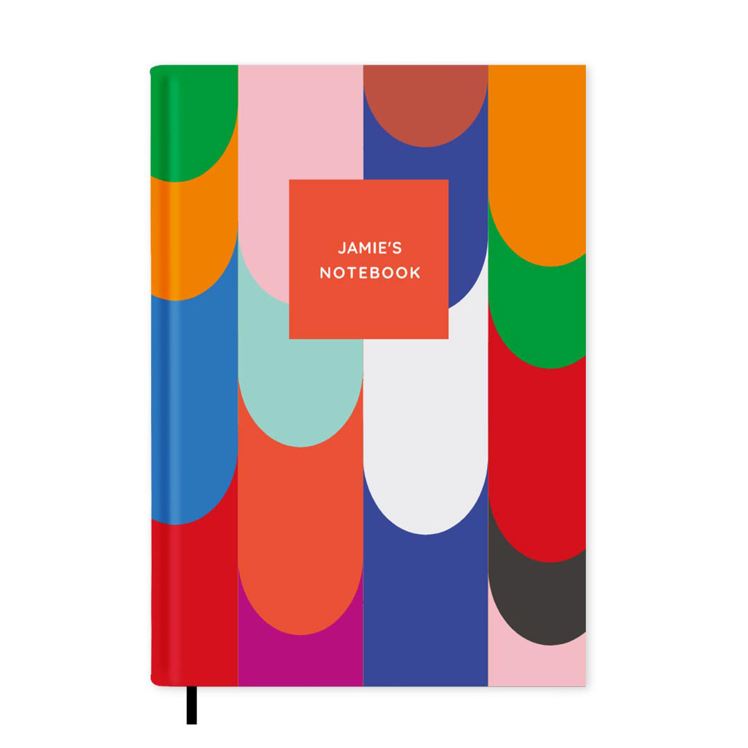 Pride Personalised Notebook A5, Hard Cover / Dotted