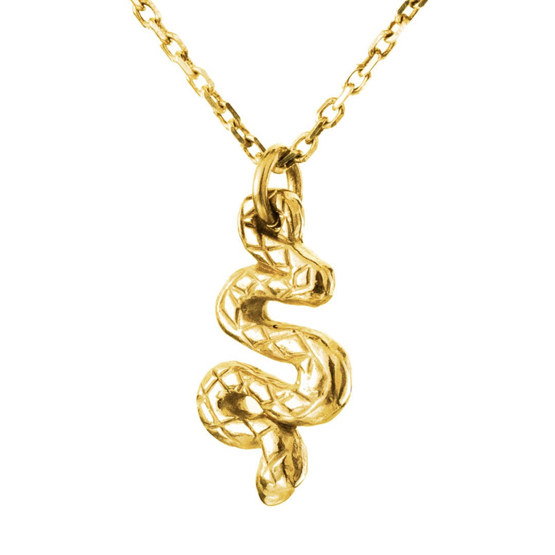 Snake Necklace, Yellow Gold