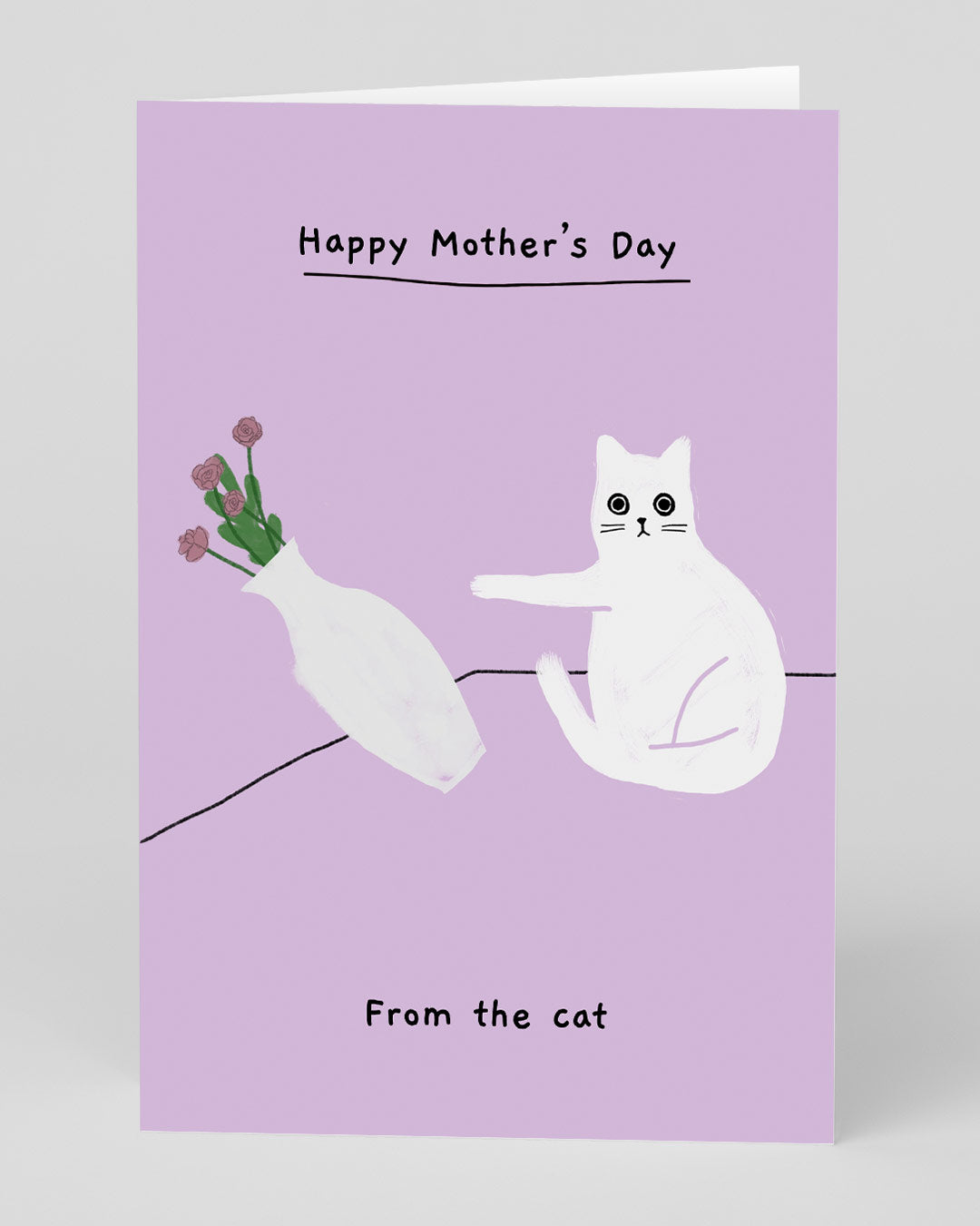 Personalised From the Cat Happy Mother’s Day Card