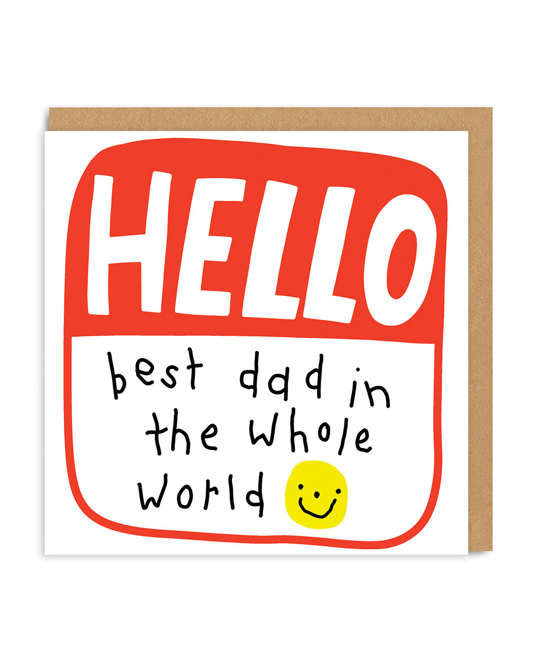 Father’s Day Cute Best Dad In The Whole World Greeting Card