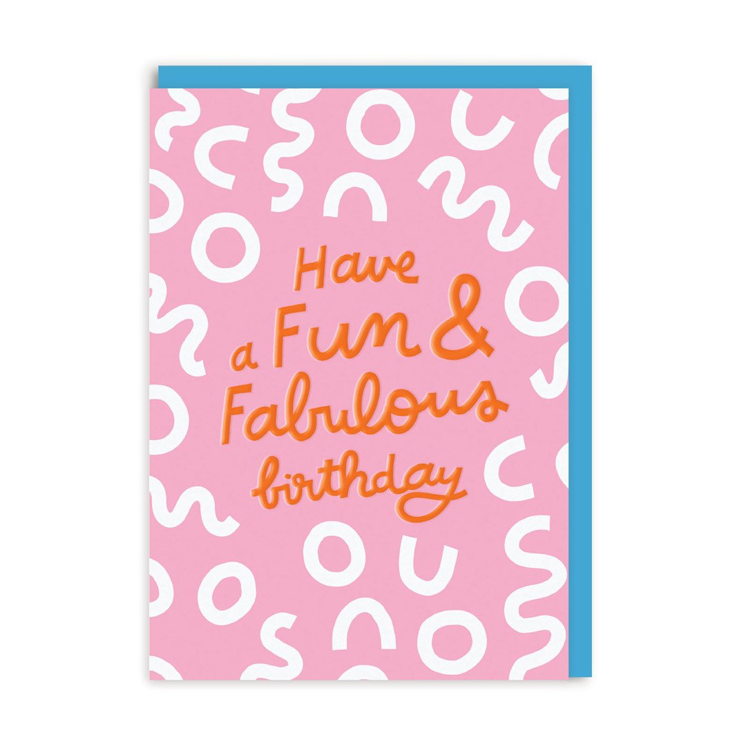 Birthday Card Fun And Fabulous Birthday Greeting Card