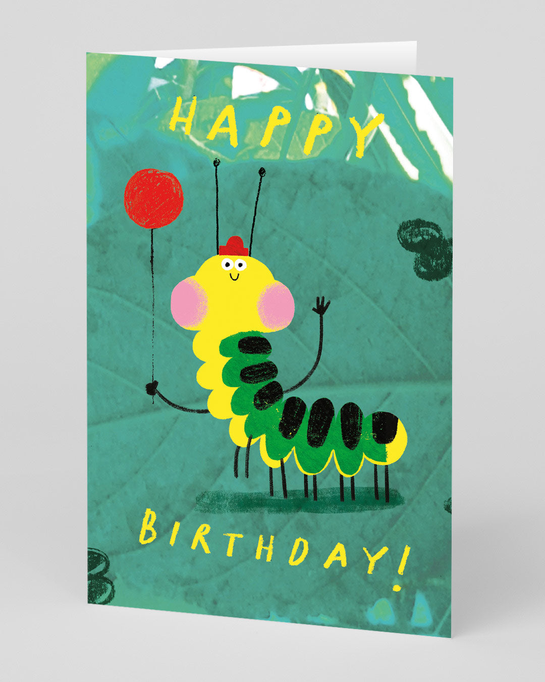 Birthday Card Caterpillar Happy Birthday Card