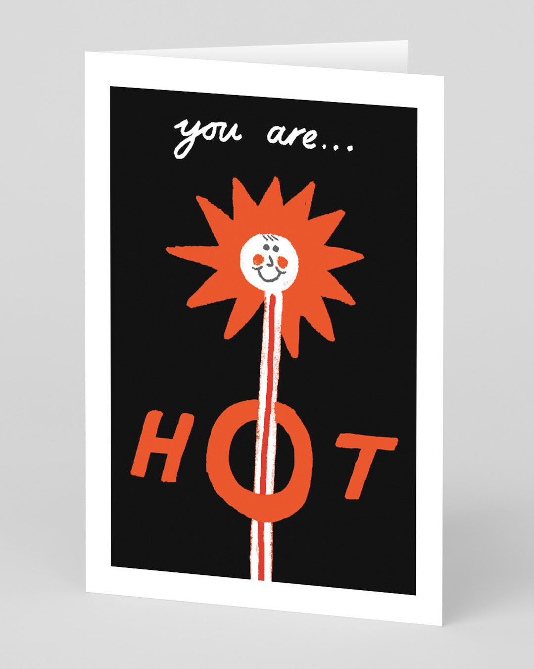 Valentine’s Day | Valentines Card For Him or Her | Personalised You Are Hot Greeting Card | Ohh Deer Unique Valentine’s Card | Artwork by Max Machen | Made In The UK, Eco-Friendly Materials, Plastic Free Packaging