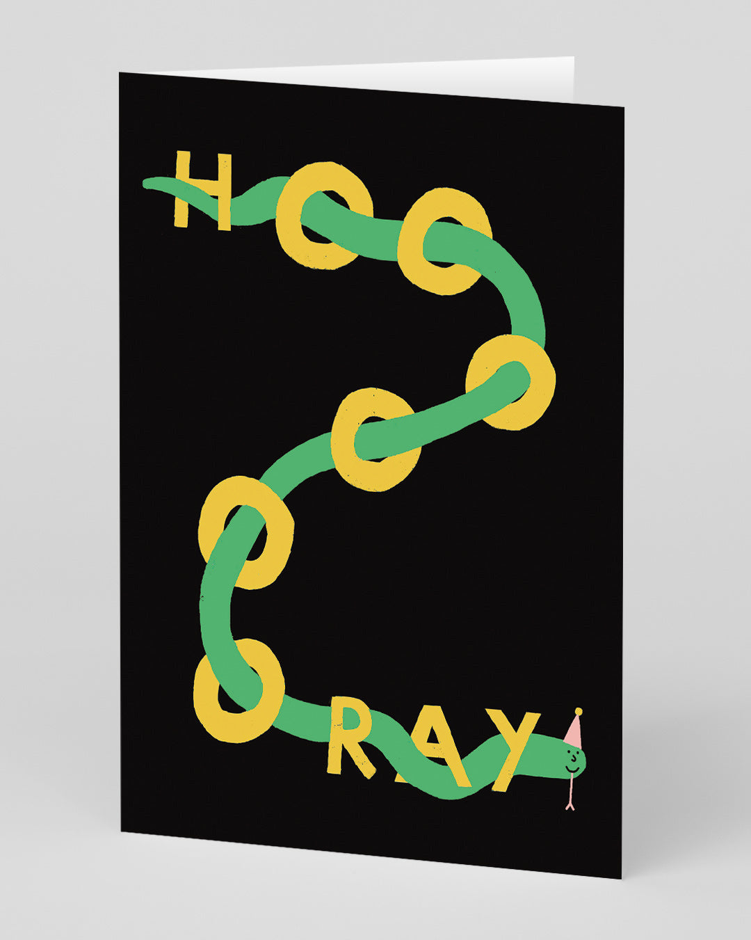 Birthday Card Hooray Snake Greeting Card